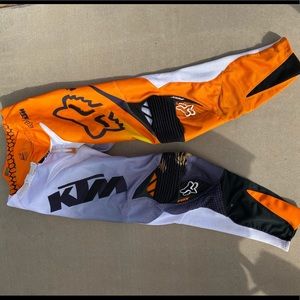 KTM Riding bottoms and top